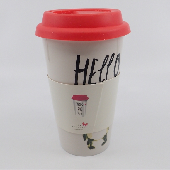 Paper Destiny Herbie & Friends Red Travel Mug - New - Picture 2 of 7